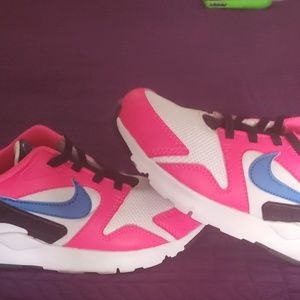 Brand new never worn Pink,blue and black Nikes